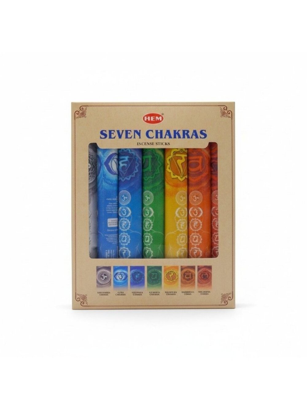 Seven Chakras Aromatherapy Incense Sticks Collection - Clearance